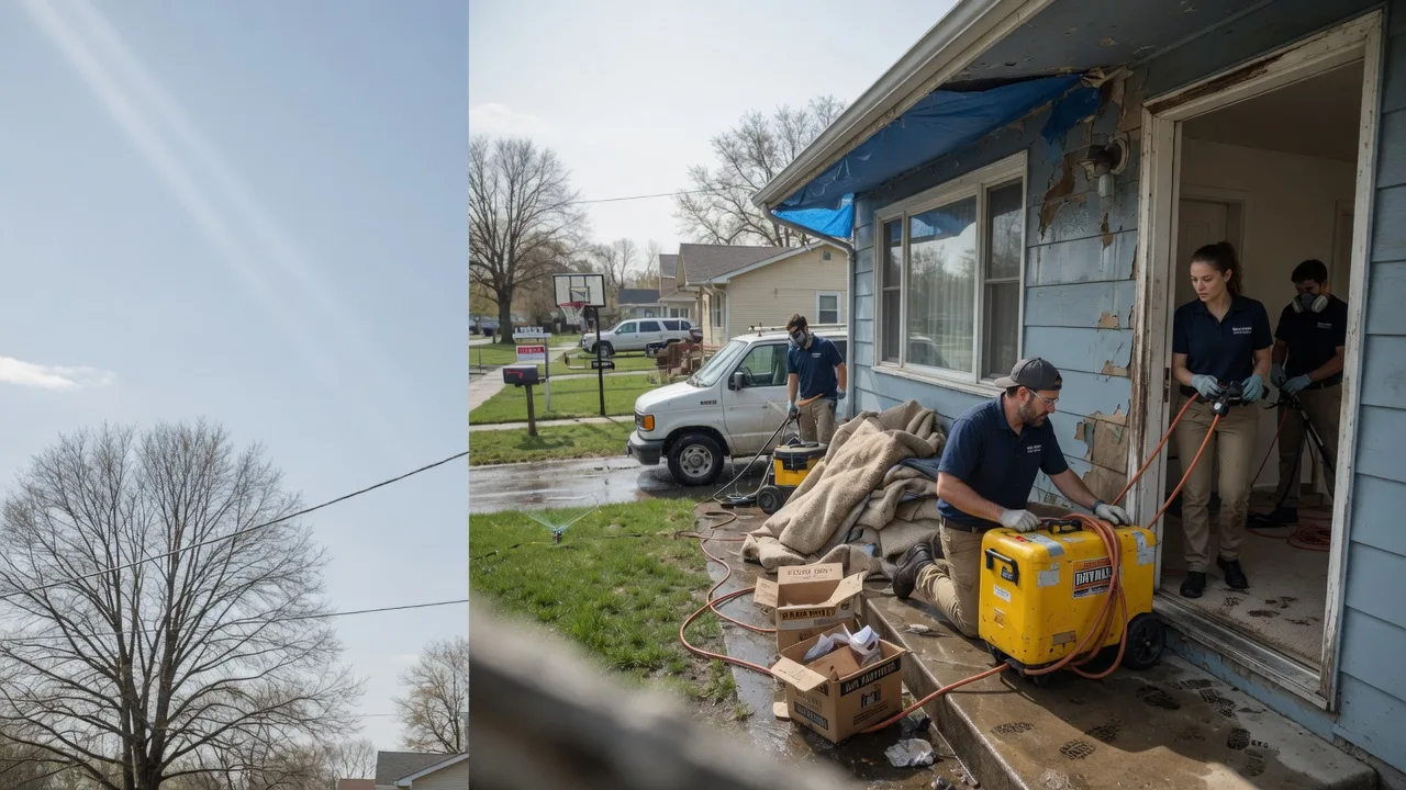 Basement Flood Cleanup in Milford, KS near me